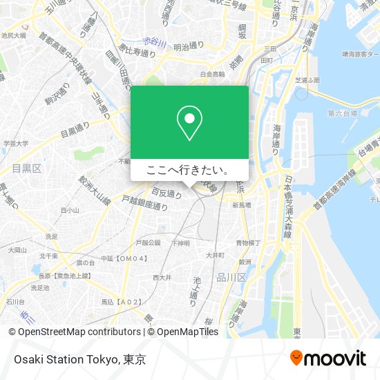 Osaki Station Tokyo地図