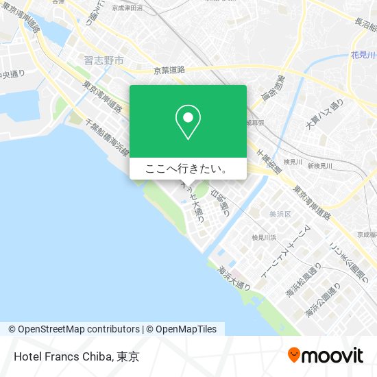 Hotel Francs Chiba地図