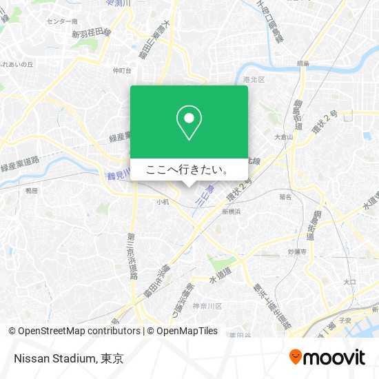 Nissan Stadium地図