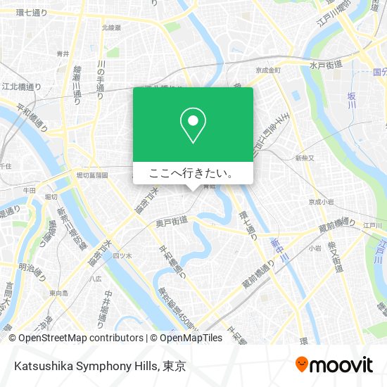 Katsushika Symphony Hills地図