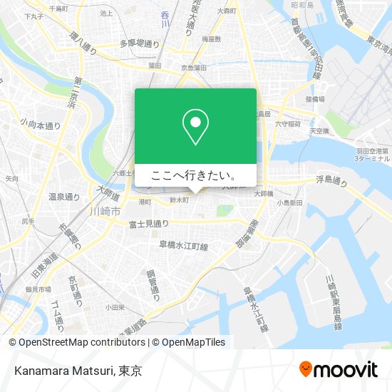 Kanamara Matsuri地図