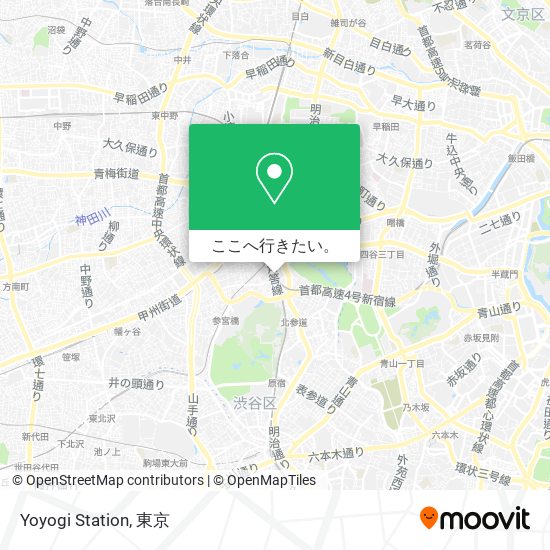 Yoyogi Station地図