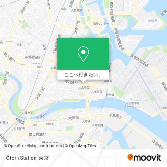 Ōtorii Station地図