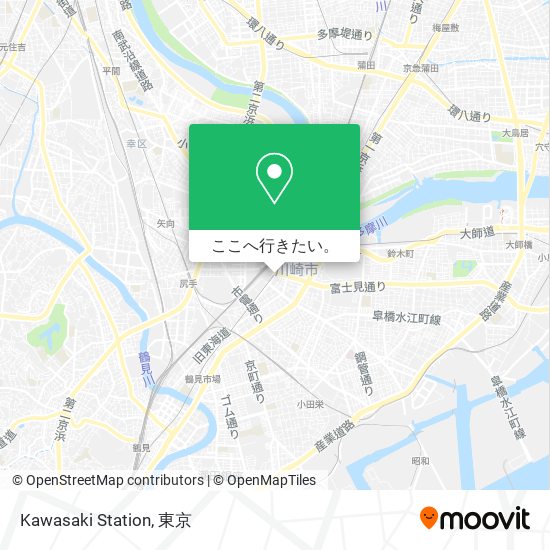 Kawasaki Station地図