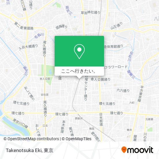 Takenotsuka Eki地図