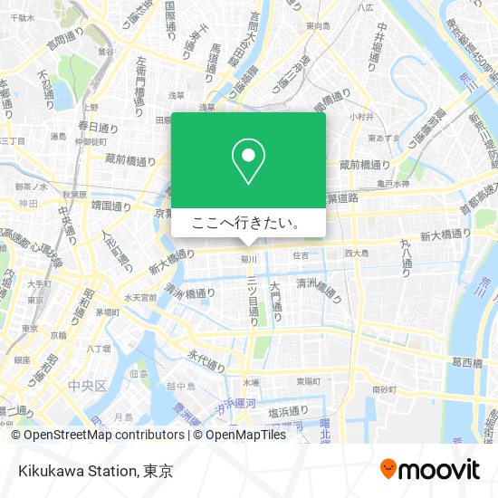 Kikukawa Station地図