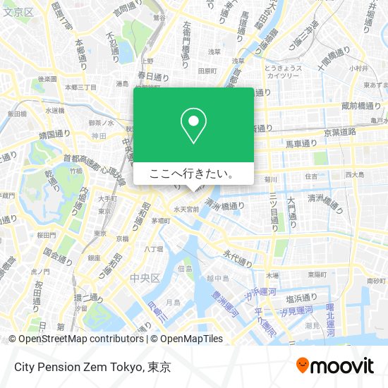 City Pension Zem Tokyo地図