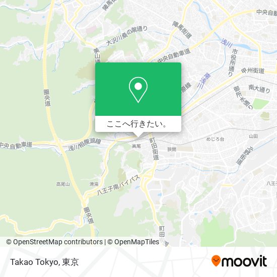 Takao Tokyo地図