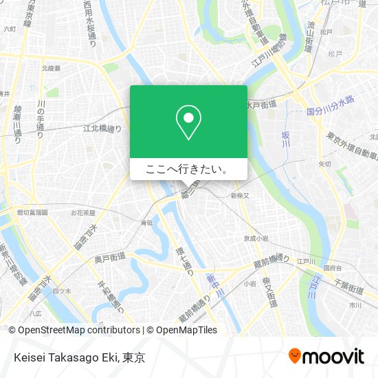 Keisei Takasago Eki地図