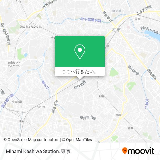 Minami Kashiwa Station地図
