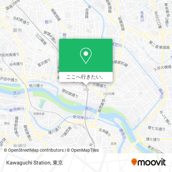 Kawaguchi Station地図