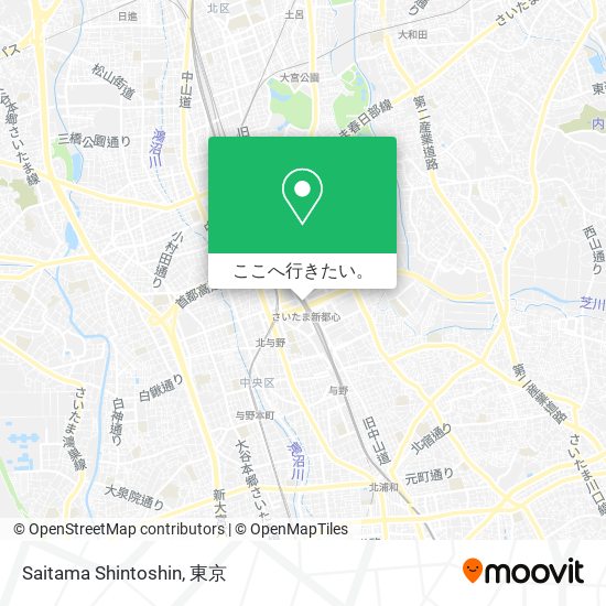 Saitama Shintoshin地図