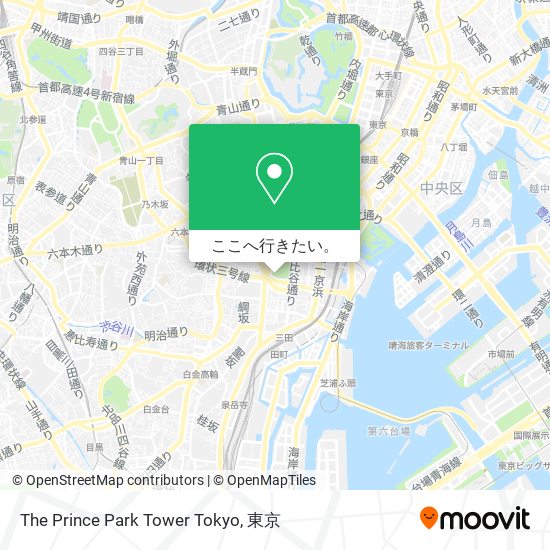 The Prince Park Tower Tokyo地図