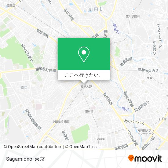 Sagamiono地図