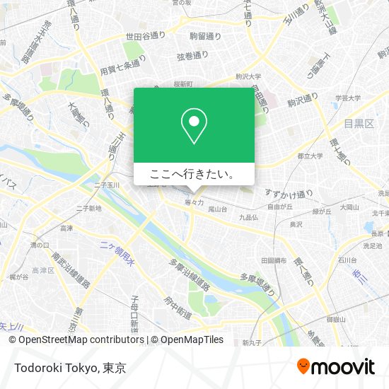 Todoroki Tokyo地図