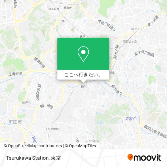 Tsurukawa Station地図