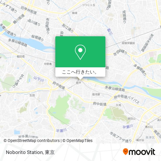 Noborito Station地図