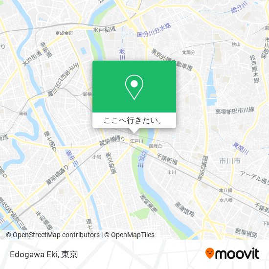 Edogawa Eki地図