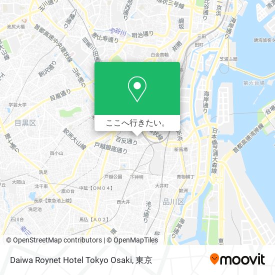 Daiwa Roynet Hotel Tokyo Osaki地図