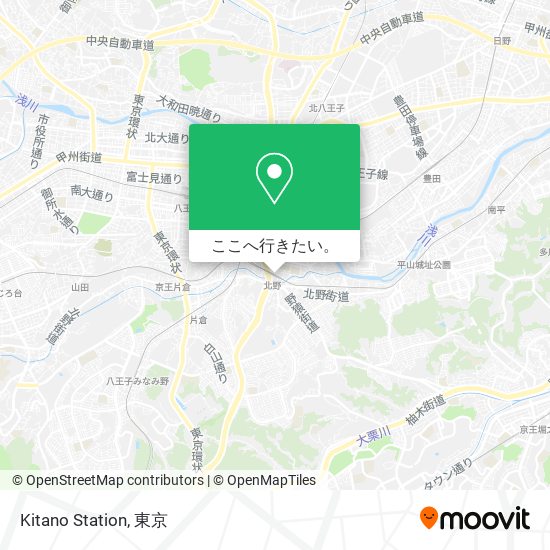 Kitano Station地図