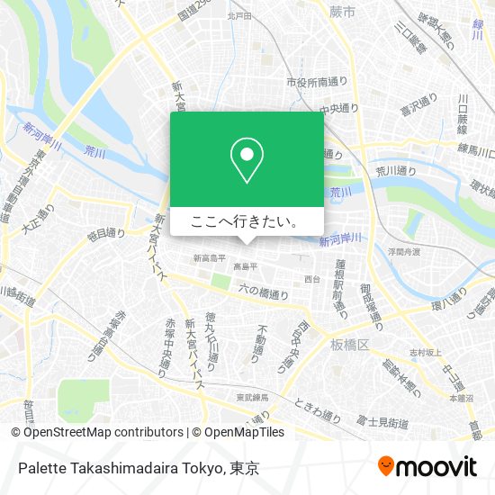 Palette Takashimadaira Tokyo地図