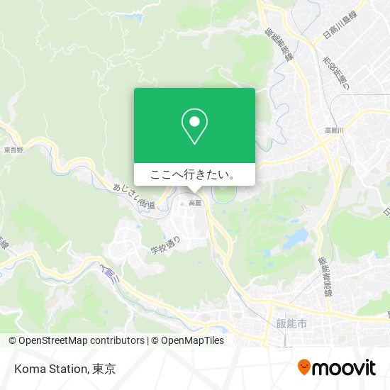 Koma Station地図