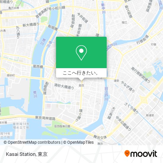 Kasai Station地図