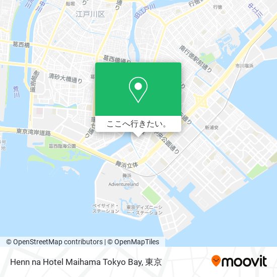 Henn na Hotel Maihama Tokyo Bay地図