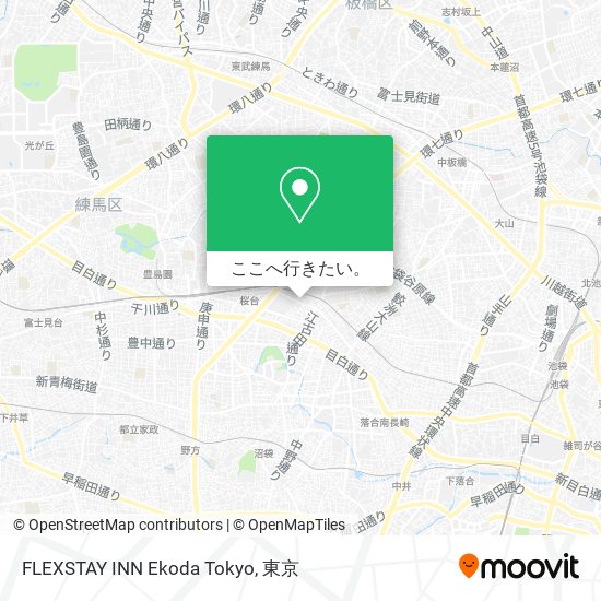 FLEXSTAY INN Ekoda Tokyo地図
