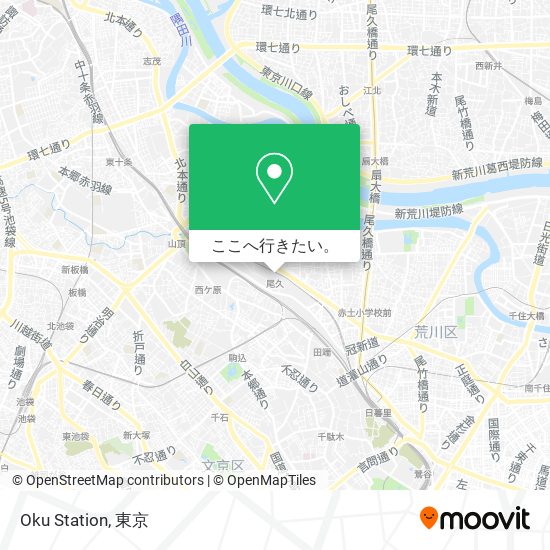 Oku Station地図