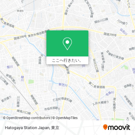 Hatogaya Station Japan地図