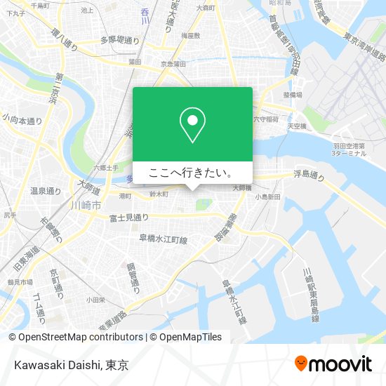 Kawasaki Daishi地図