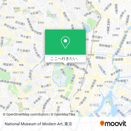 National Museum of Modern Art地図