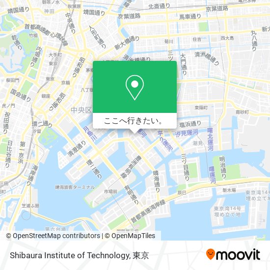 Shibaura Institute of Technology地図