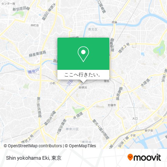 Shin yokohama Eki地図