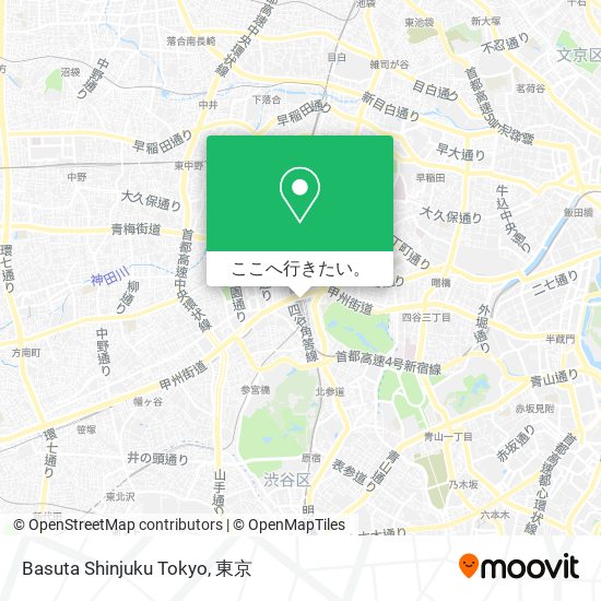 Basuta Shinjuku Tokyo地図