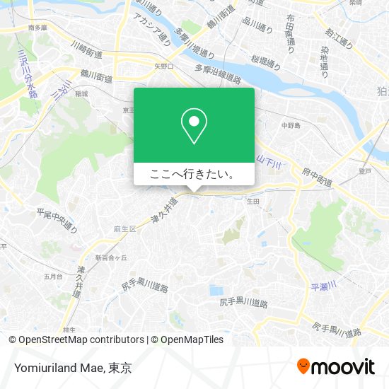 Yomiuriland Mae地図