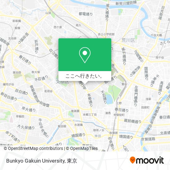 Bunkyo Gakuin University地図