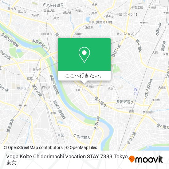 Voga Kolte Chidorimachi Vacation STAY 7883 Tokyo地図