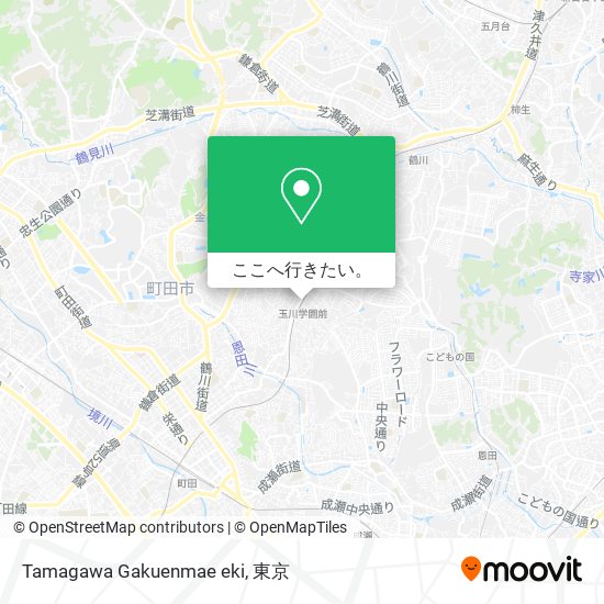 Tamagawa Gakuenmae eki地図