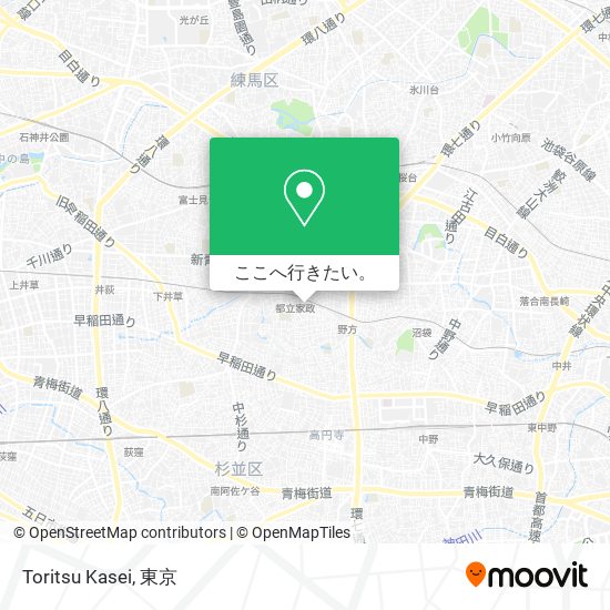 Toritsu Kasei地図