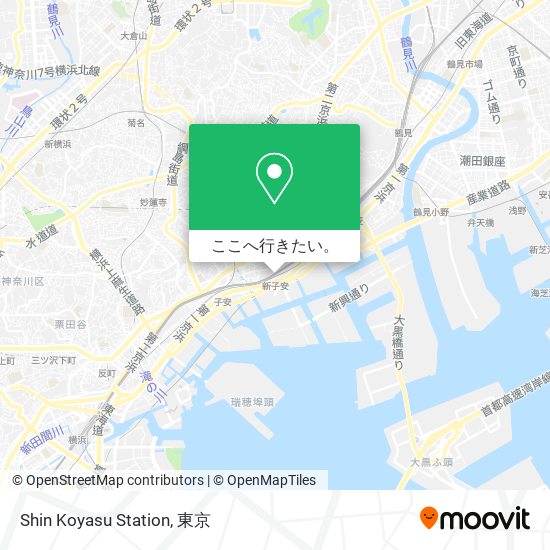 Shin Koyasu Station地図