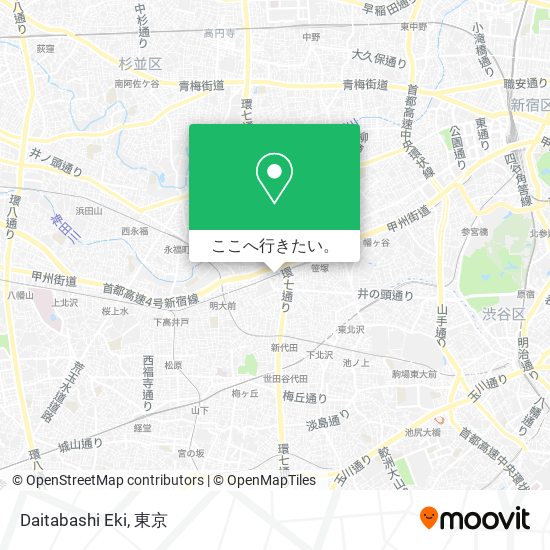 Daitabashi Eki地図