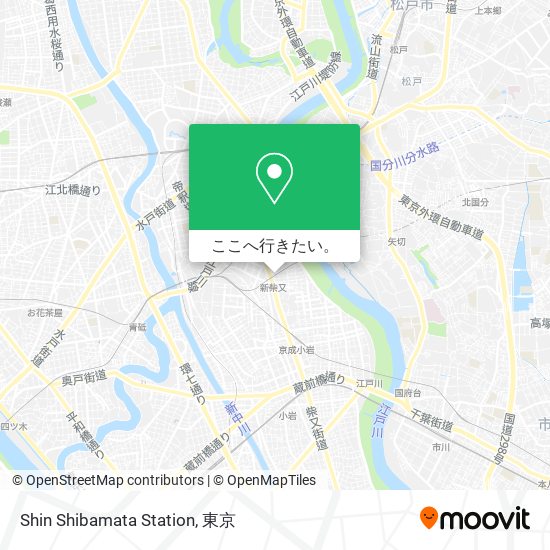 Shin Shibamata Station地図