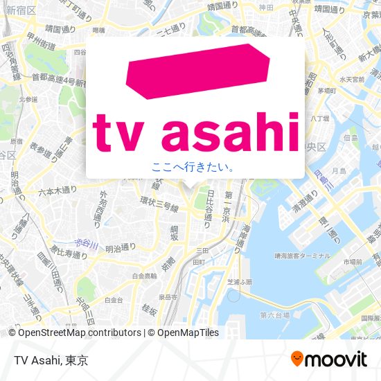 TV Asahi地図