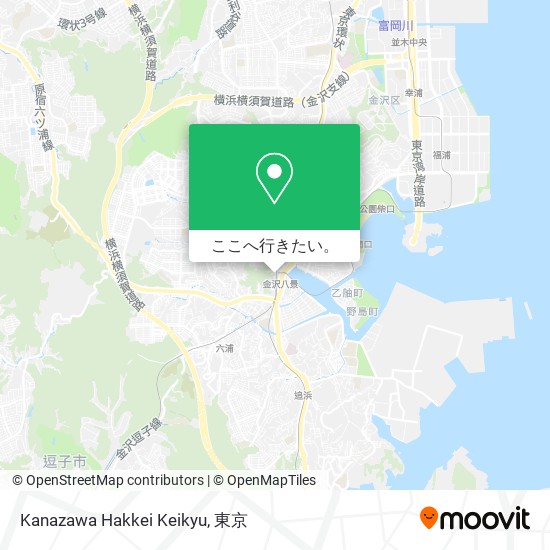 Kanazawa Hakkei Keikyu地図