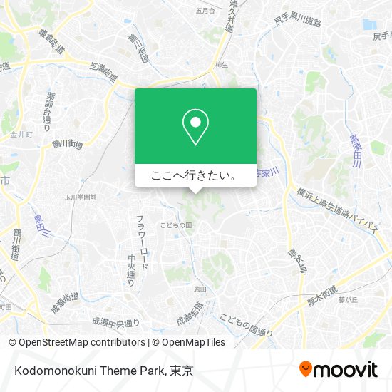 Kodomonokuni Theme Park地図