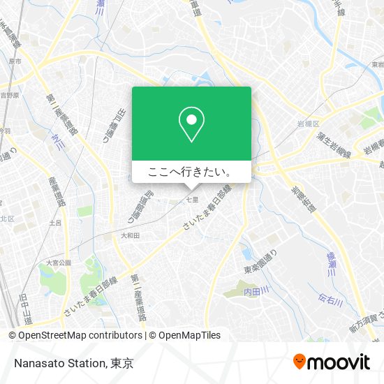 Nanasato Station地図