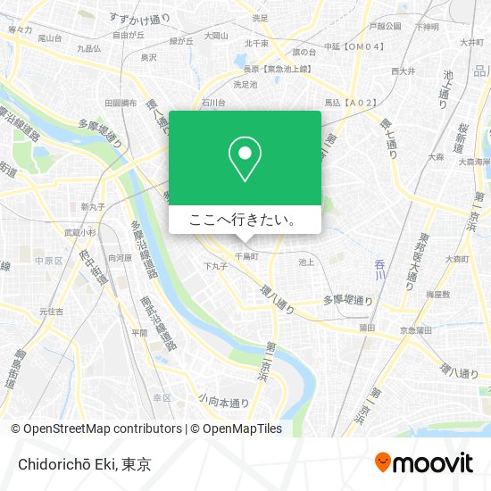 Chidorichō Eki地図