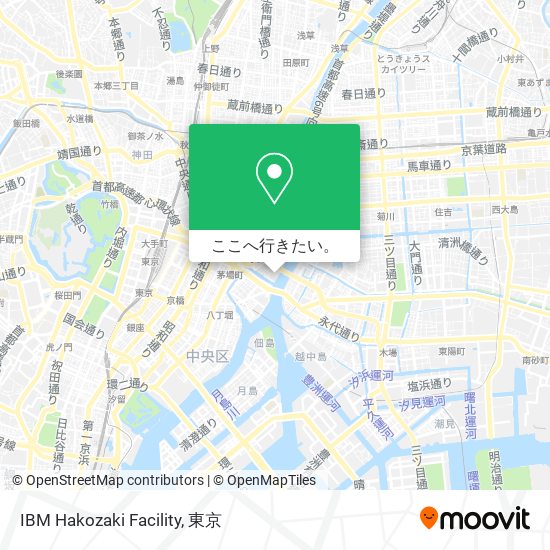 IBM Hakozaki Facility地図